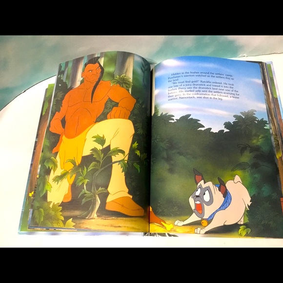 WALT DISNEY VTG 90s POCAHONTAS CLASSIC STORYBOOK - Picture 9 of 15